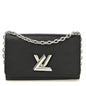 Epi Twist Chain Wallet Black