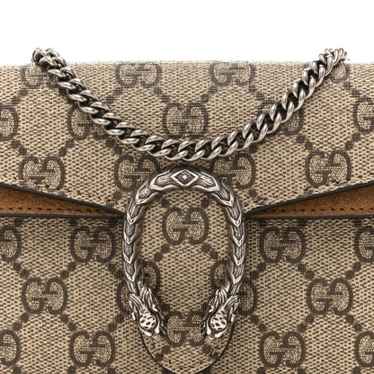 GG Supreme Monogram Super Mini Dionysus Shoulder Bag Taupe