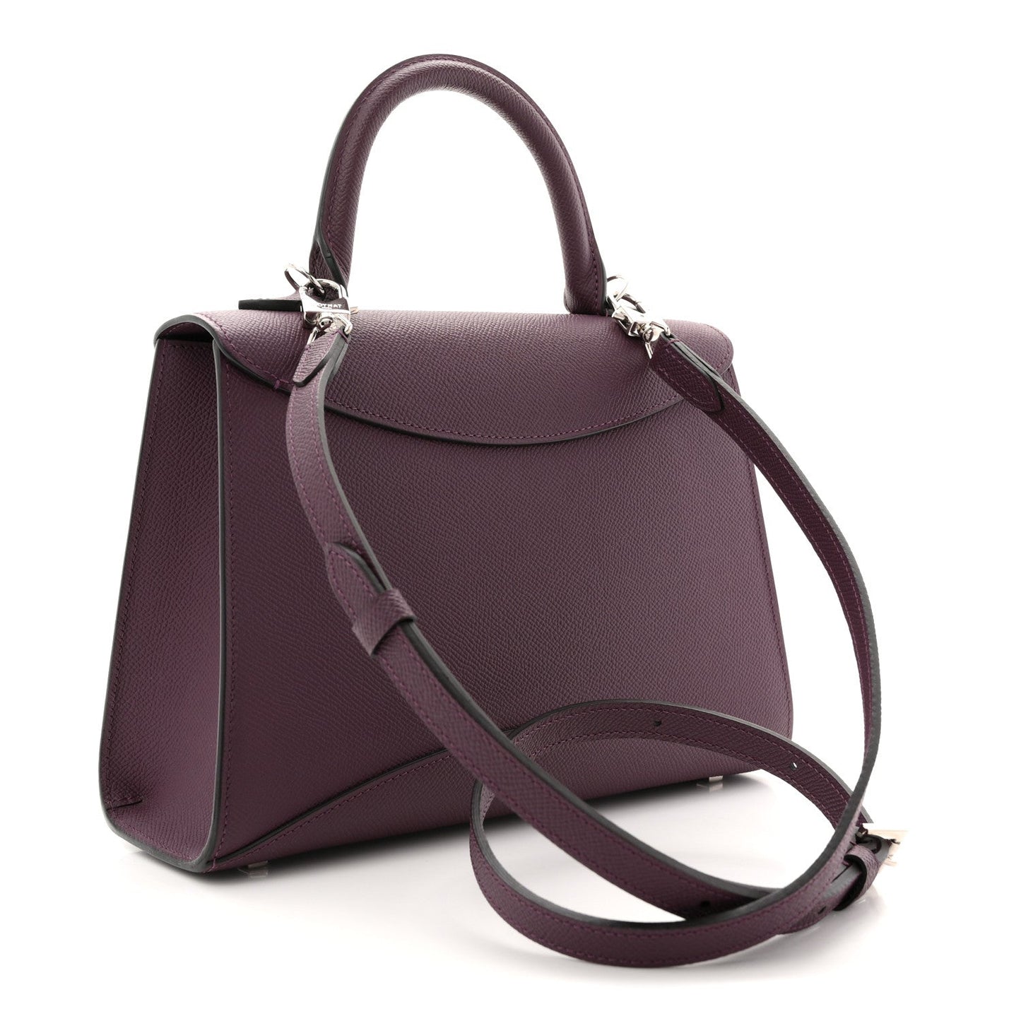 Carat Calfskin Gabrielle PM Eggplant