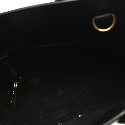 Calfskin Nano Sac De Jour Black