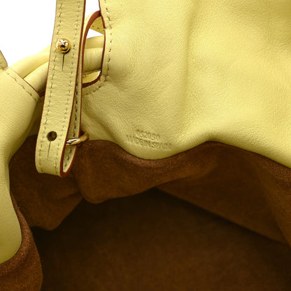 Calfskin Small Flamenco Knot Bag Yellow