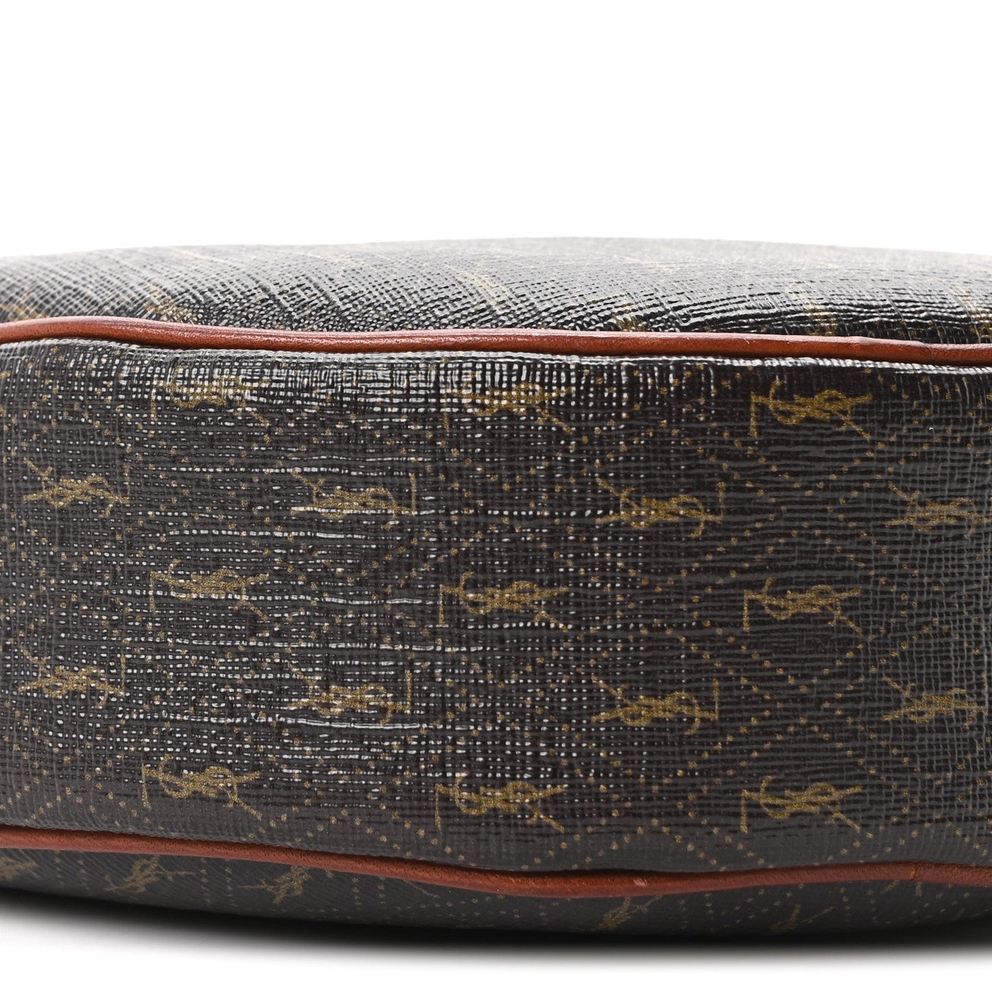 Canvas Smooth Calfskin Le Monogramme Coeur Crossbody Chestnut