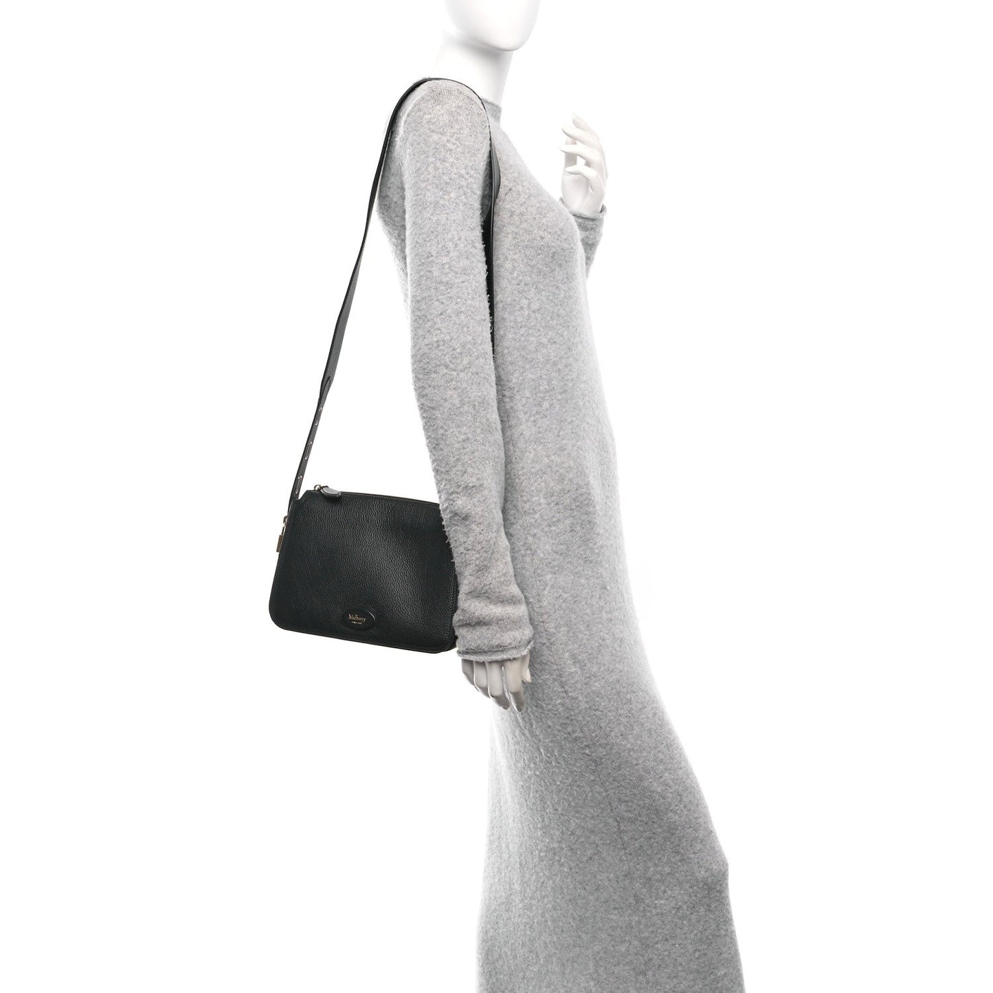 Small Classic Grain Billie Crossbody Bag Black