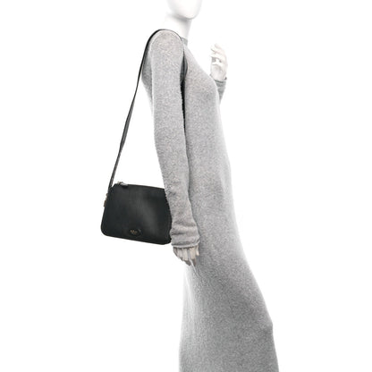 Small Classic Grain Billie Crossbody Bag Black