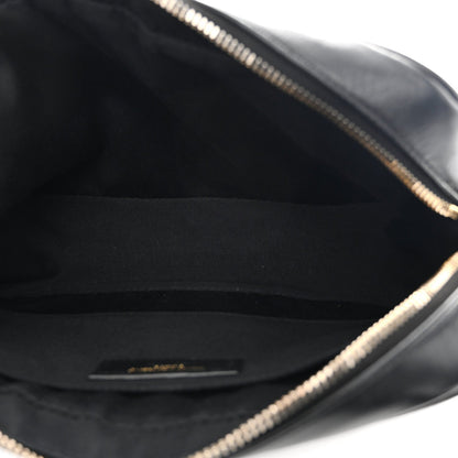 Calfskin Matelasse Monogram Lou Camera Bag Black