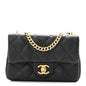 Caviar Quilted Mini Sweetheart Rectangular Flap Black