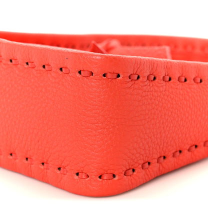 Cuoio Roma Sellerissima Nappa Sintetica Tape Stitch Mini Fendessence Shoulder Bag Lava