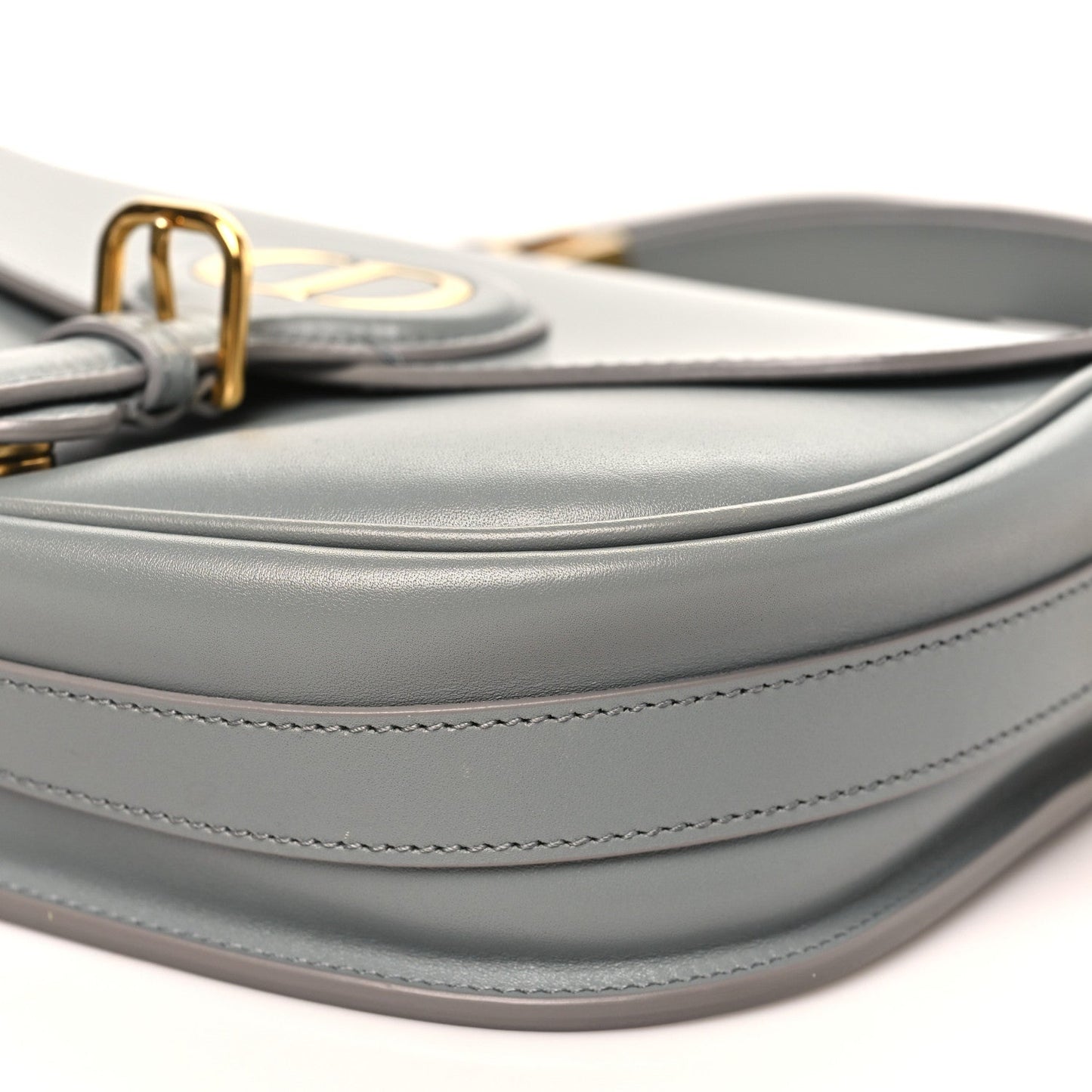 Box Calfskin Medium Bobby Flap Gray