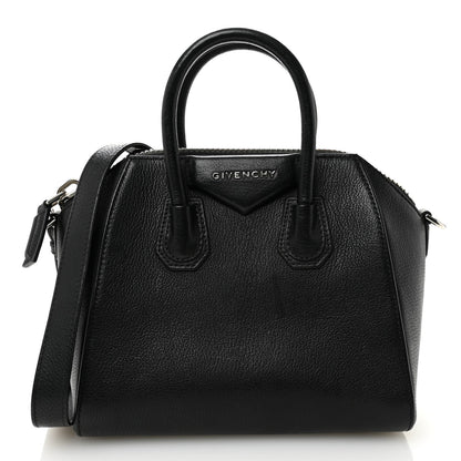 Sugar Goatskin Mini Antigona Black