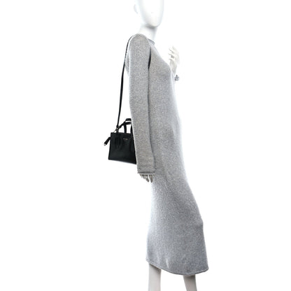 Spazzolato Mini Re-Edition 1995 Double Handle Handbag Black