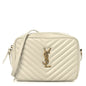 Calfskin Matelasse Monogram Lou Camera Bag Crema Soft
