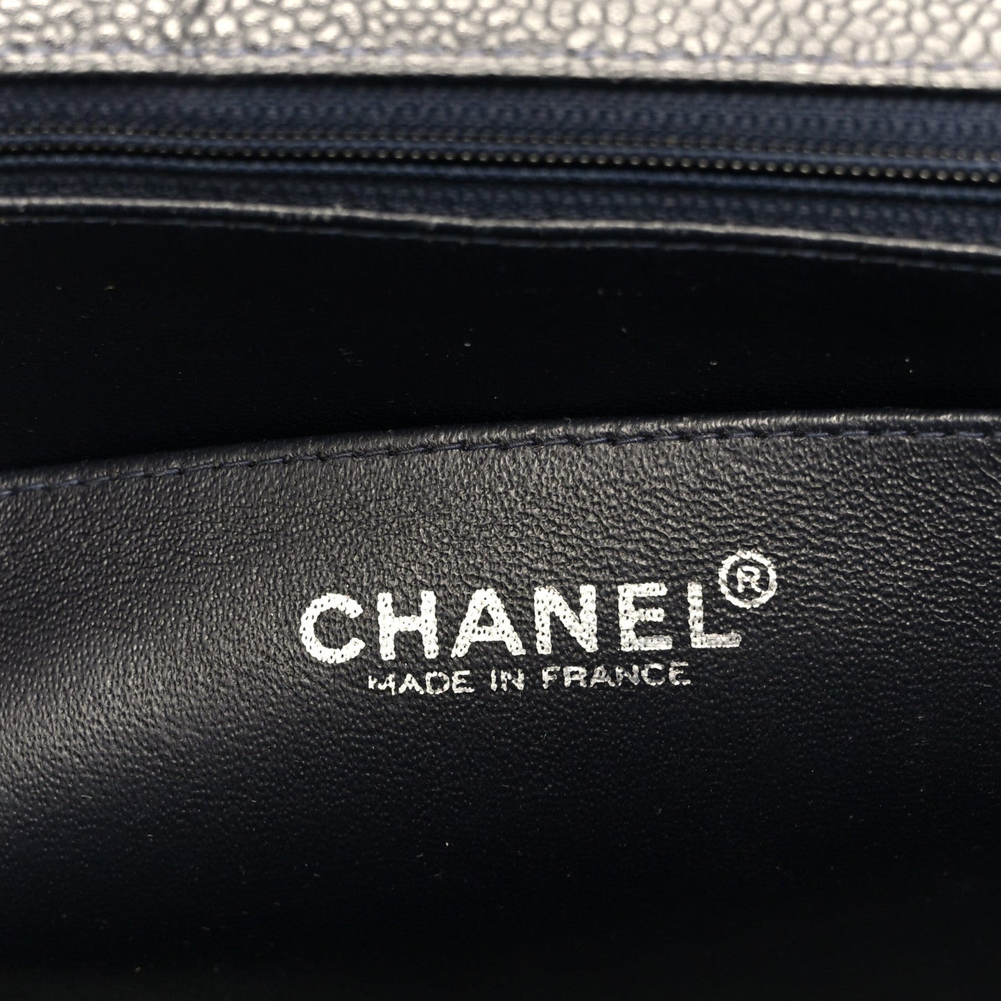 Caviar Jumbo Single Flap Black
