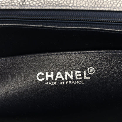 Caviar Jumbo Single Flap Black