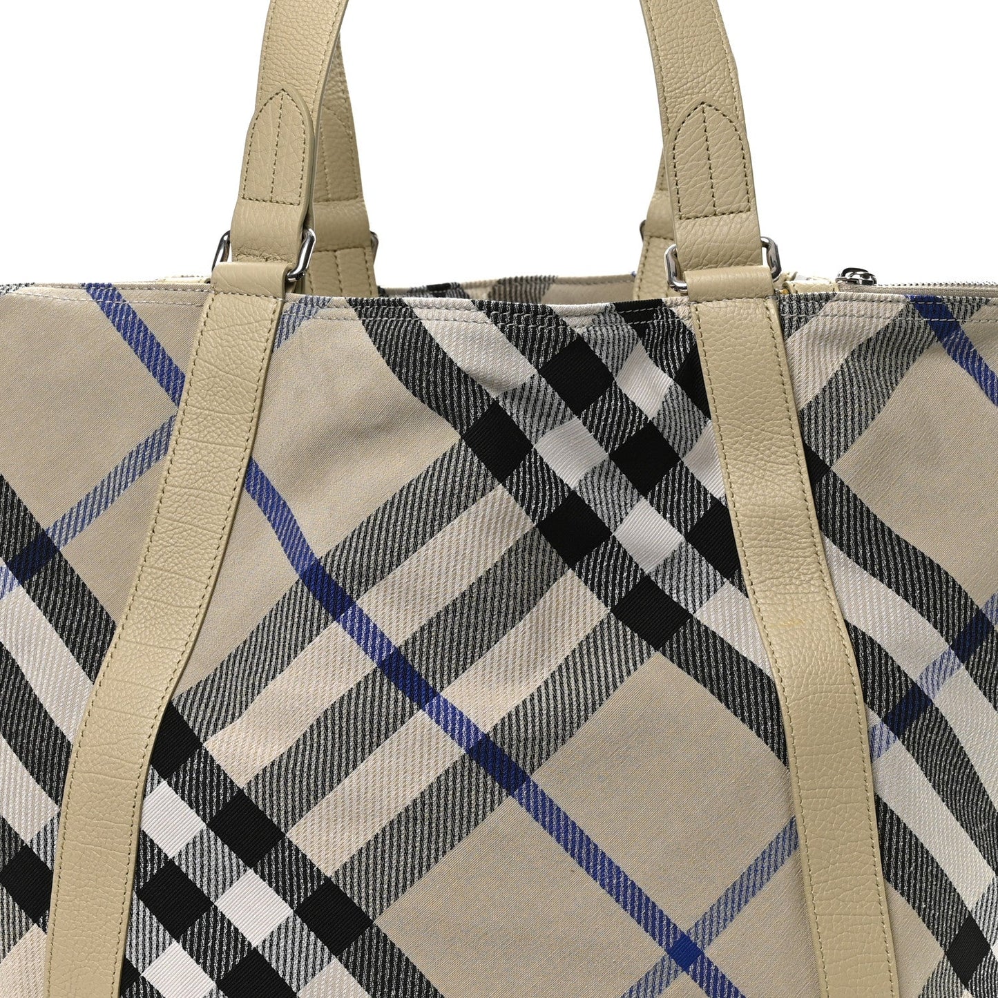 Jacquard Check Festival Tote Lichen