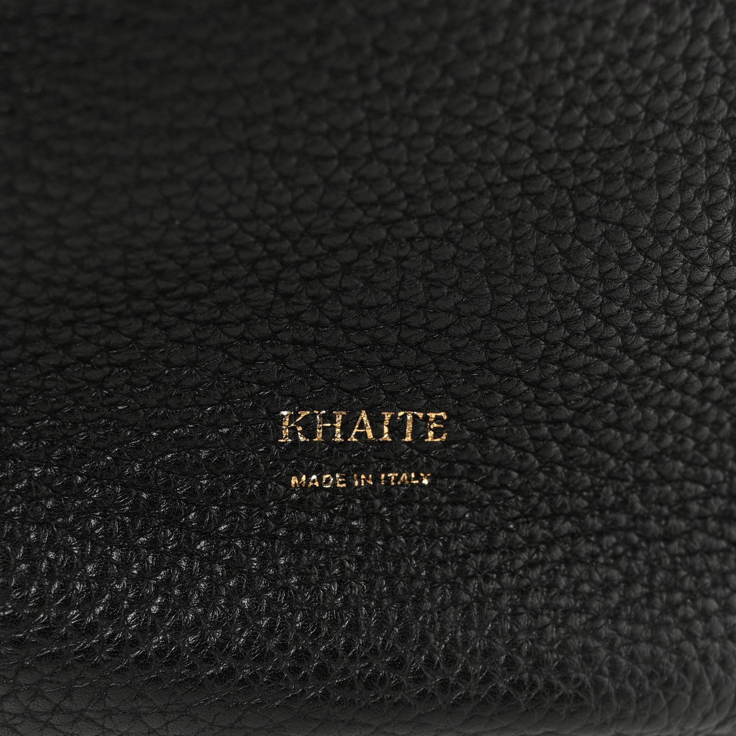 Pebbled Sport Calfskin Medium Lotus Tote Black