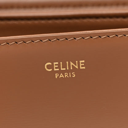 Shiny Calfskin Medium Triomphe Bronze