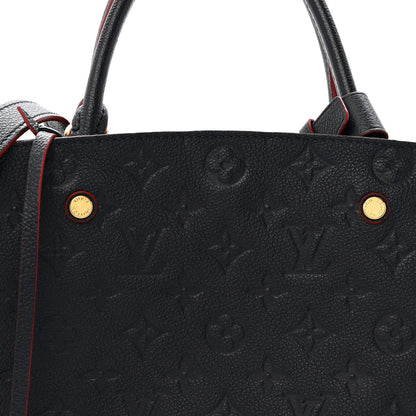 Empreinte Montaigne MM Marine Rouge