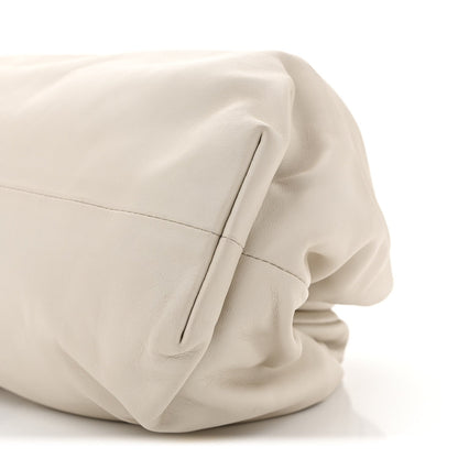 Smooth Butter Calf The Pouch Oversized Clutch Plaster