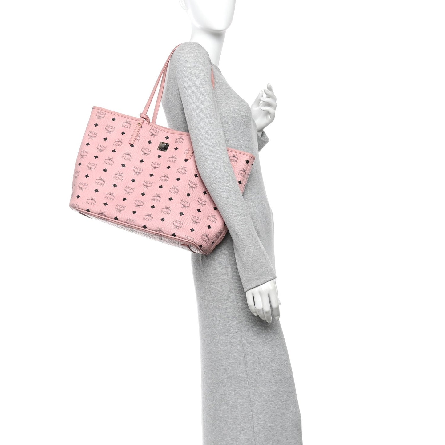 Visetos Medium Liz Reversible Shopper Tote Soft Pink