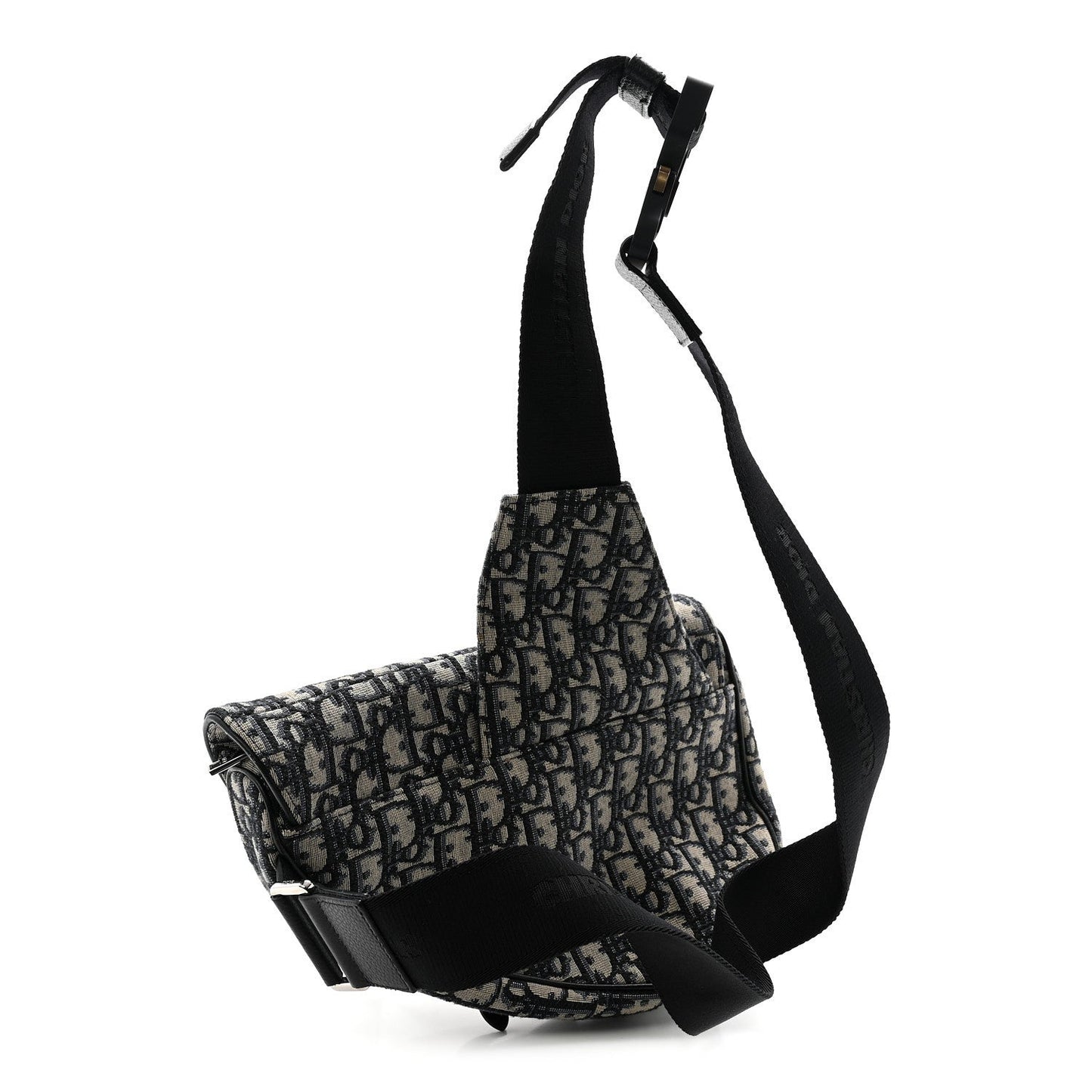 Oblique Mens Saddle Bag Blue
