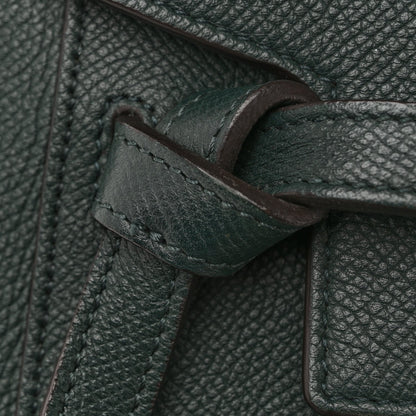 Grained Calfskin Micro Belt Bag Amazone