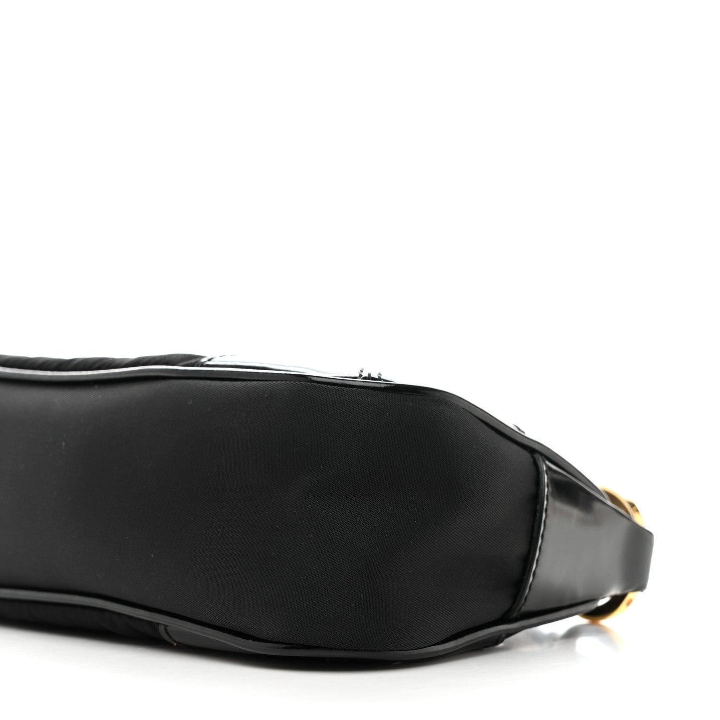Re-Nylon Spazzolato Re-Edition 2002 Shoulder Bag Black