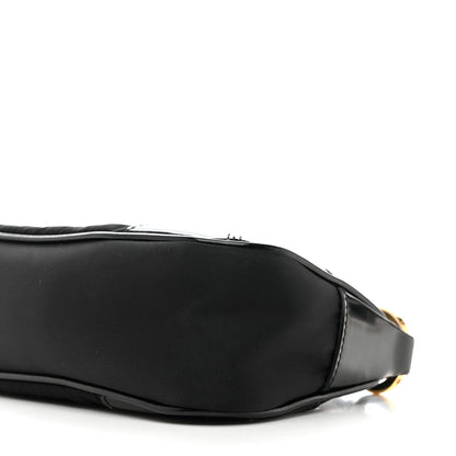 Re-Nylon Spazzolato Re-Edition 2002 Shoulder Bag Black