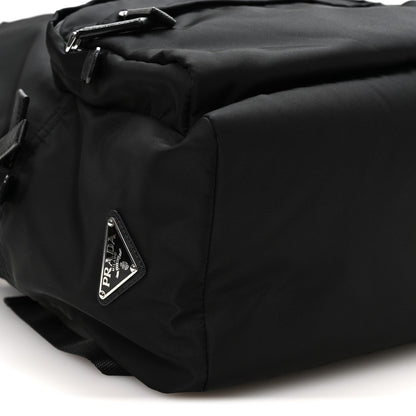 Tessuto Nylon Saffiano Day Backpack Black