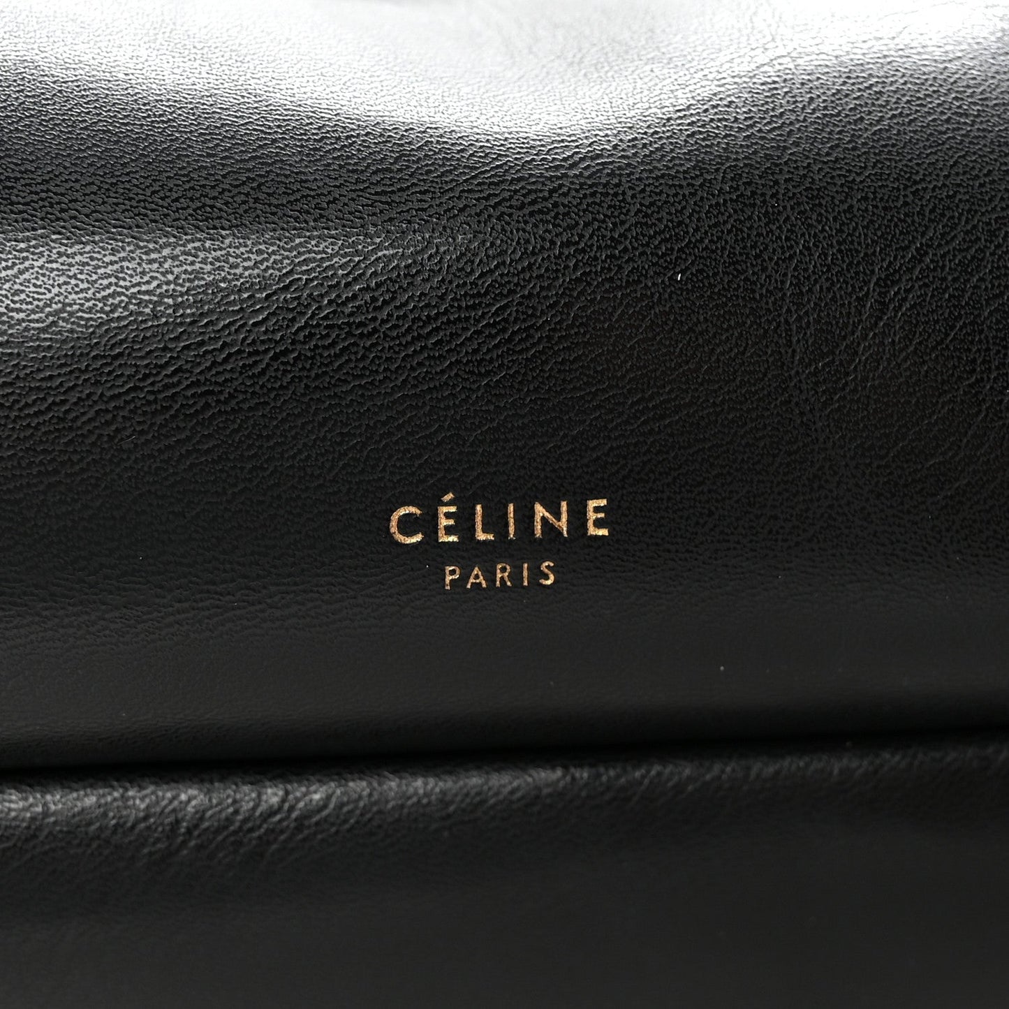Smooth Calfskin Eyelet Small Top Handle Bag Black