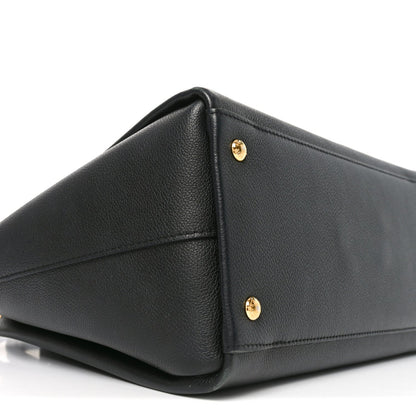 Calfskin Lockmeto Black