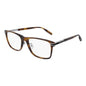Montblanc Eyeglasses Square Full Rim, Havana Frame and Clear Demo Lens Lens MB0042O002