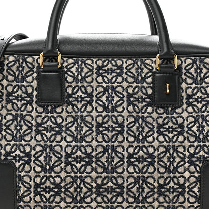 Jacquard Anagram Calfskin Amazona 28 Black Navy