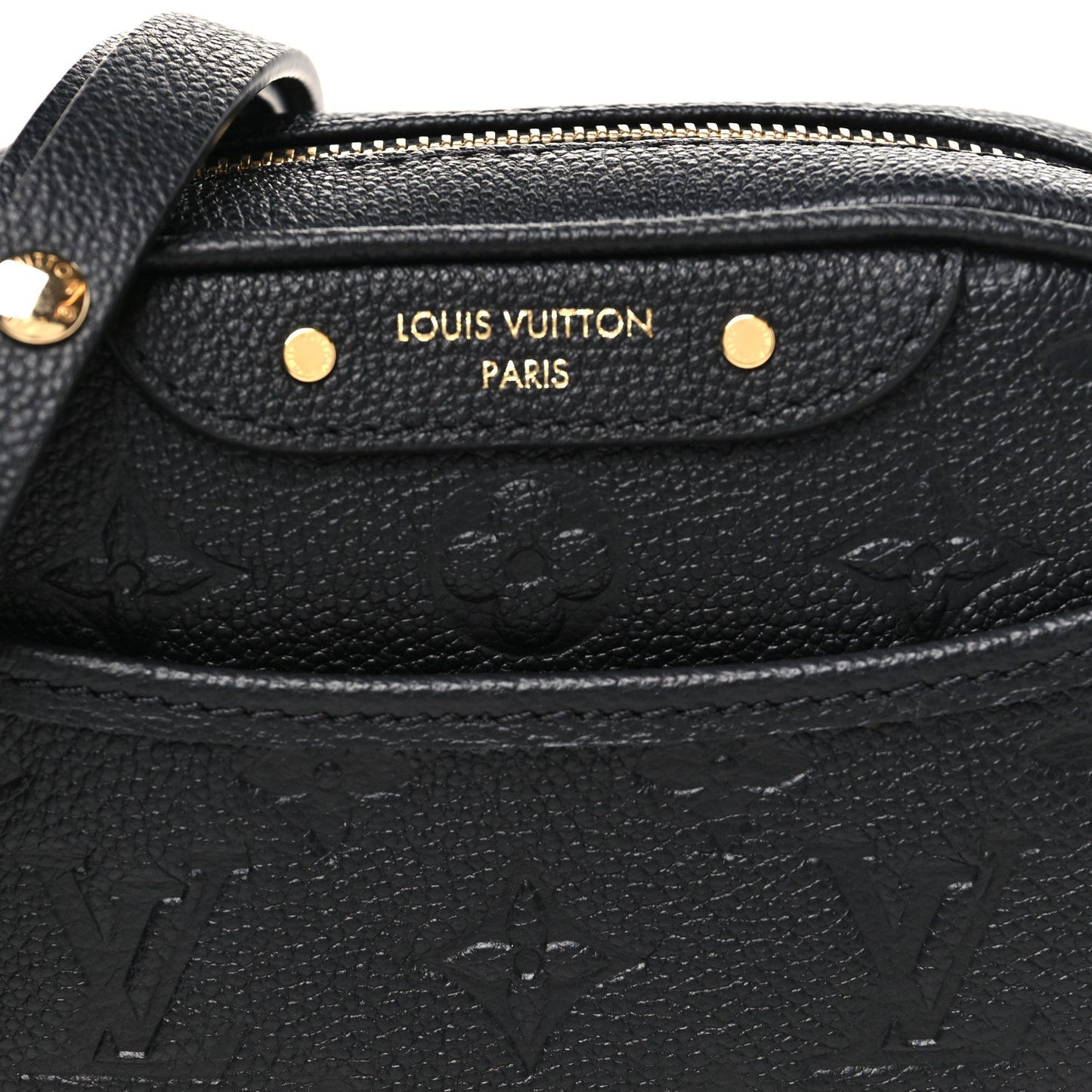 Empreinte Monogram Tiny Camera Bag Black