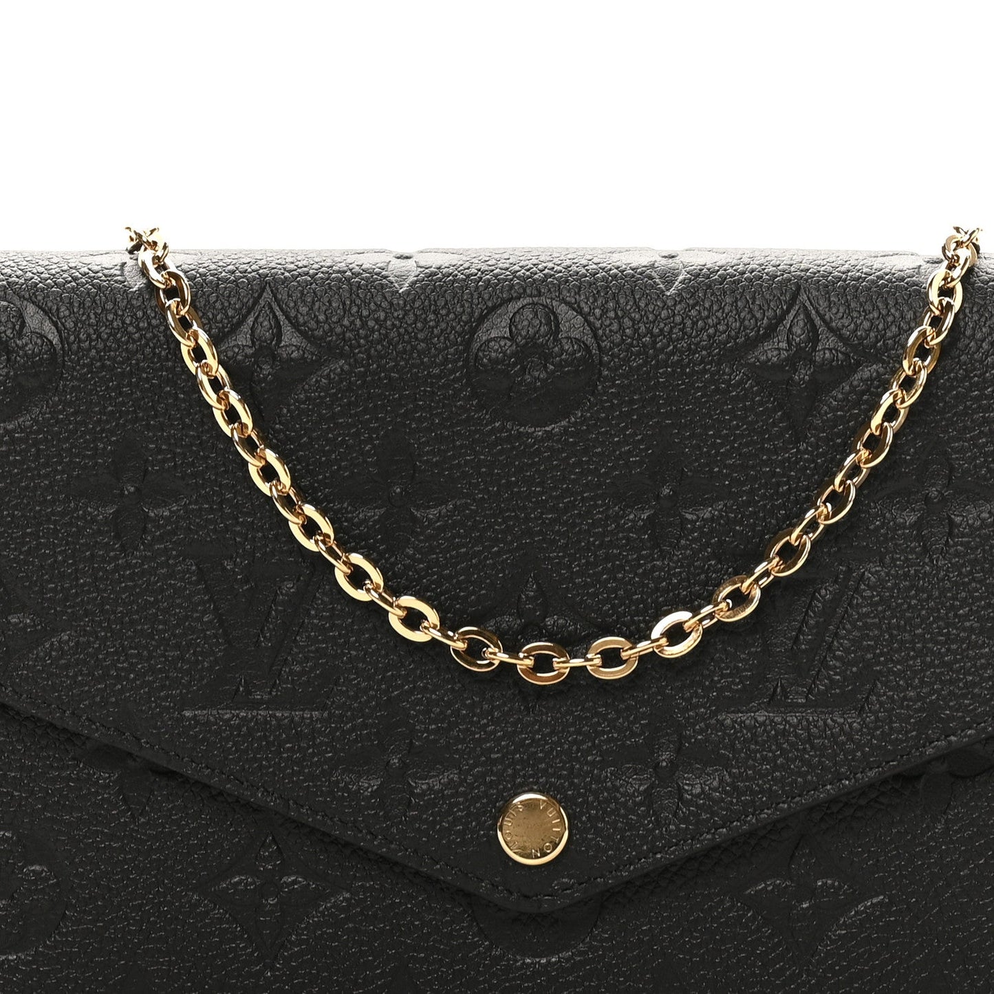 Empreinte Pochette Felicie Chain Wallet Black