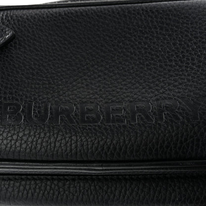Grained Calfskin Small Camera Bag Black