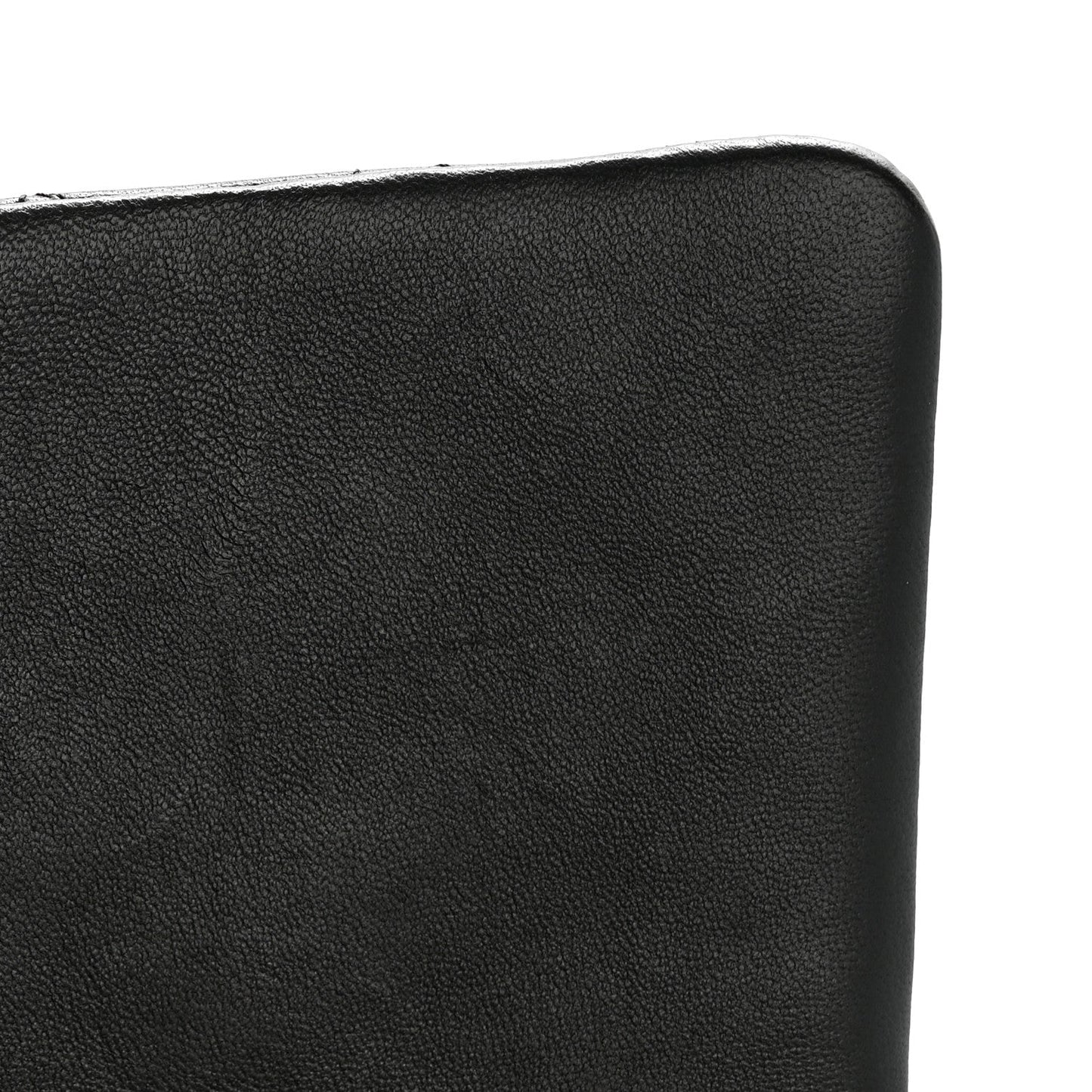 Lambskin Quilted Flap Clutch Black