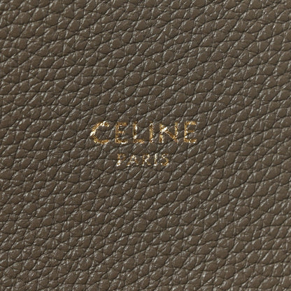 Soft Grained Calfskin Small Belt Cabas Phantom Taupe