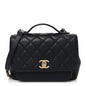 Caviar Quilted Medium Business Affinity Flap Black