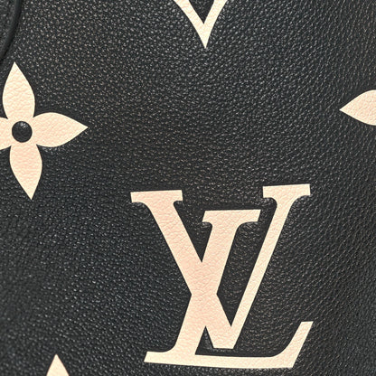 Empreinte Monogram Giant Neverfull MM Black Beige