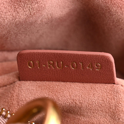 Velvet Mini Lady Dior Pink
