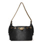 Washed Denim Quilted Mini Chanel 25 Handbag Black