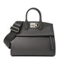 Calfskin Medium Studio Soft Bag Grey
