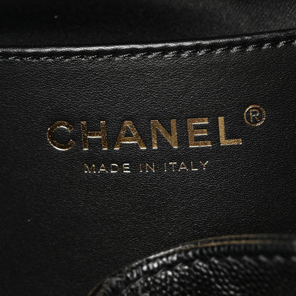 Caviar Quilted Small Chanel 25 Handbag Black