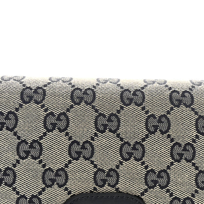 GG Monogram Small Luce Shoulder Bag Beige Blue