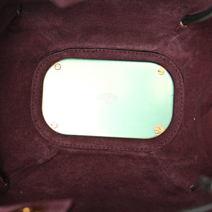 Vitello Ayers VLogo Bucket Bag Rose Cannelle