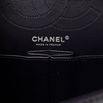 Aged Calfskin Quilted 2.55 Reissue 226 Flap Purple
