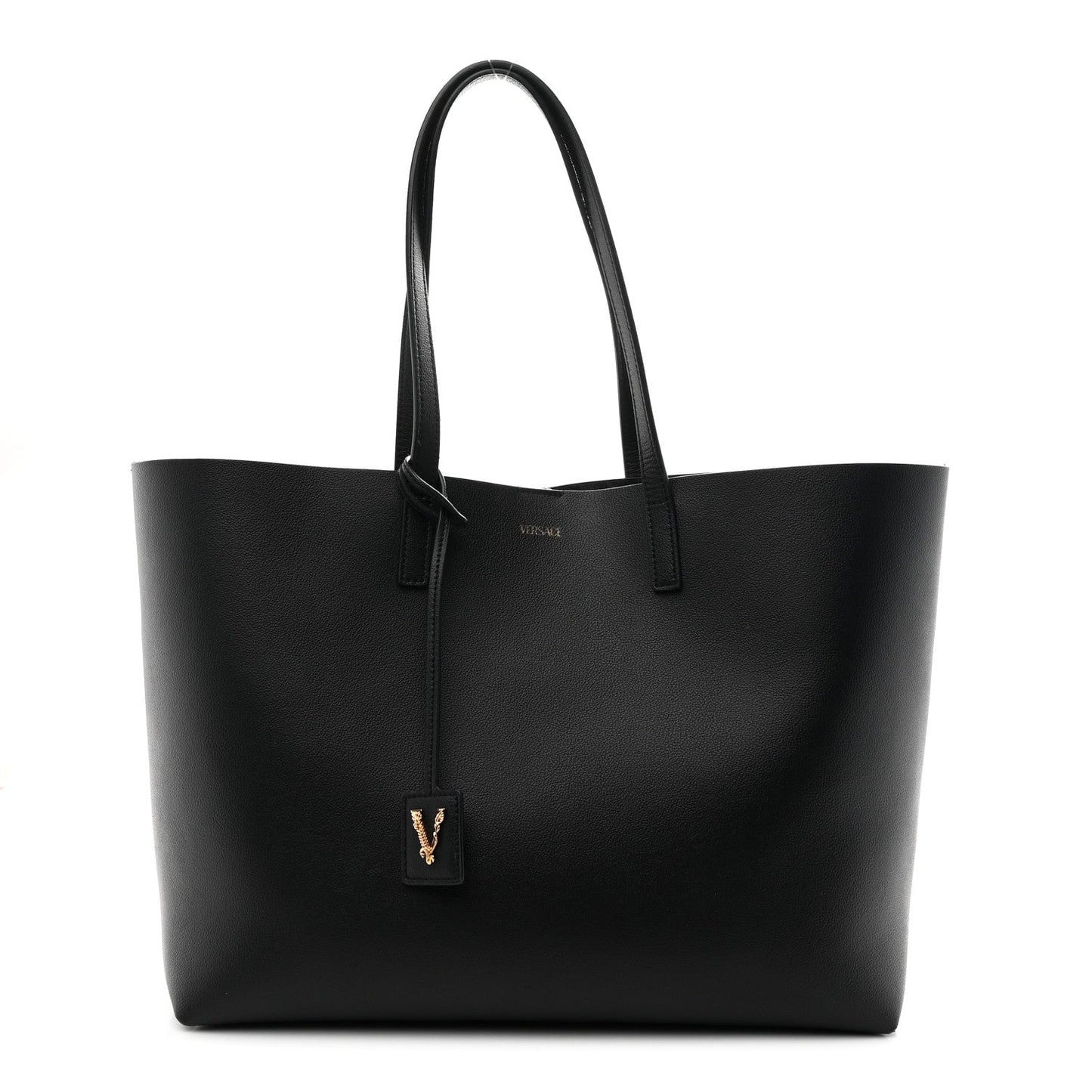 Calfskin Virtus Tote Black