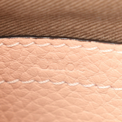 Calfskin Mini Marcie Round Crossbody Bag Blush Nude