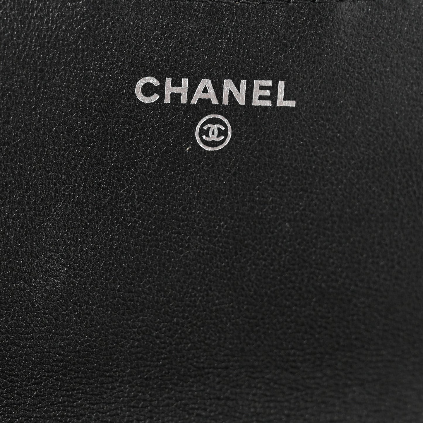 Lambskin Quilted Flap Phone Holder With Chain So Black