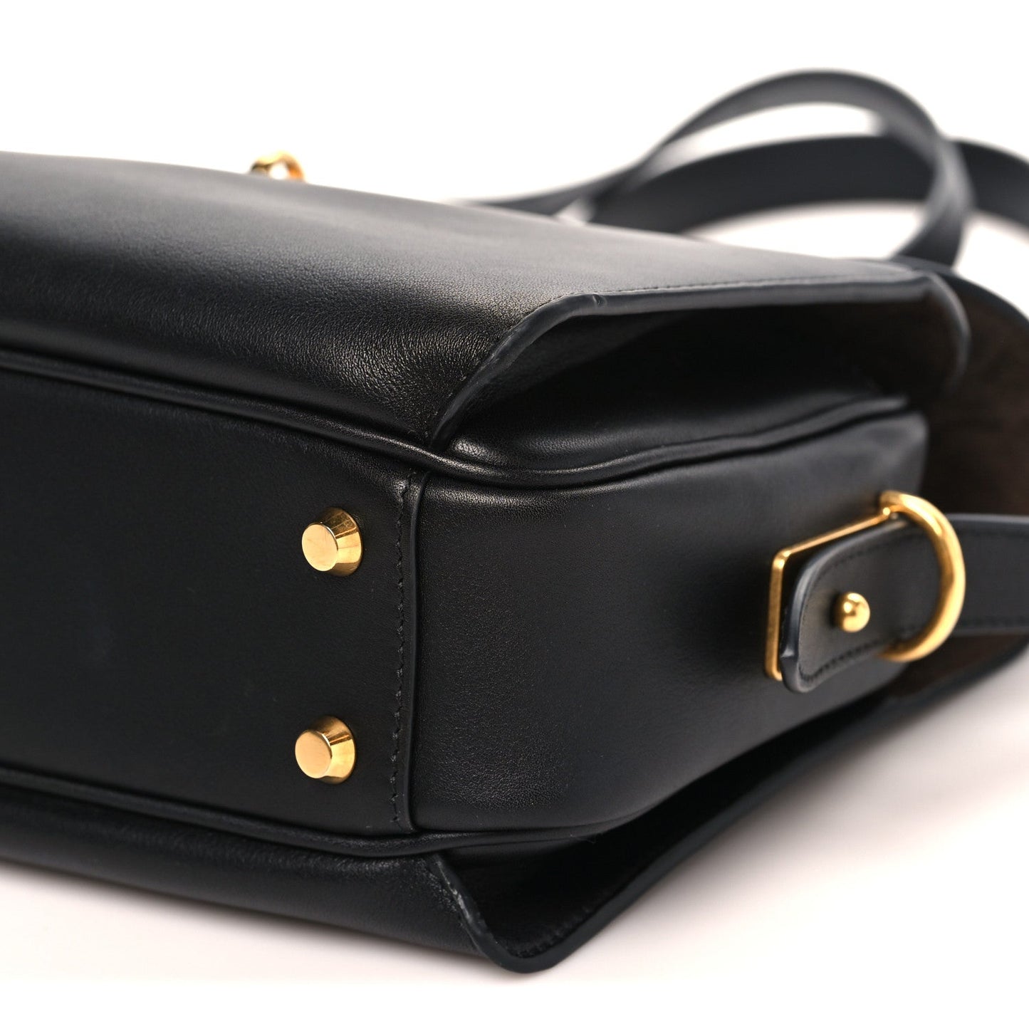Smooth Calfskin Medium Le 7 Shoulder Bag Black